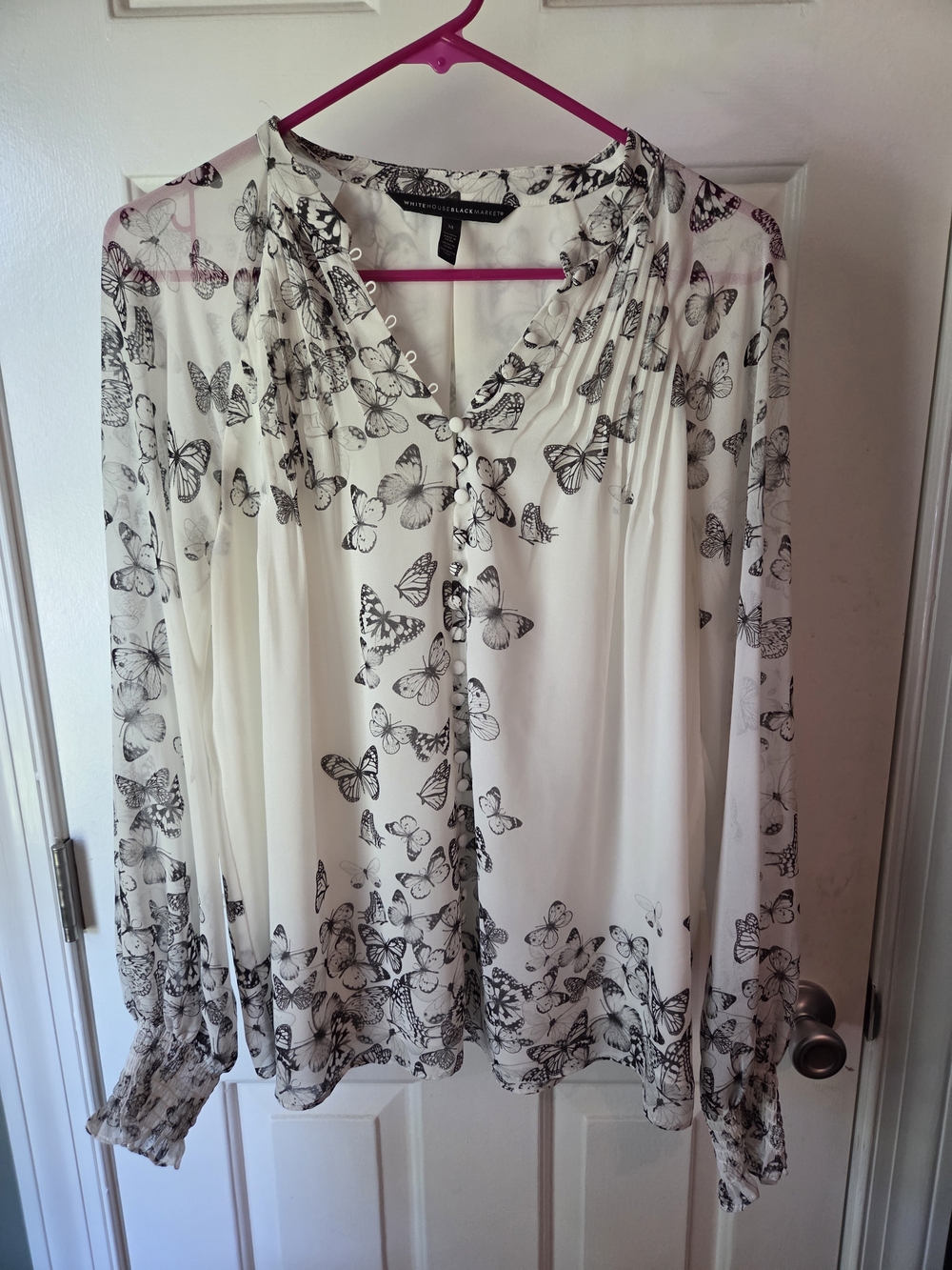 Butterfly Print Blouse